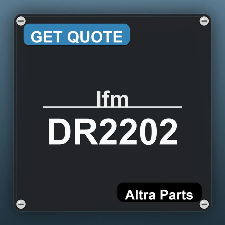 Ifm DR2202 industrial nameplate style image – Altra Parts. GET QUOTE.