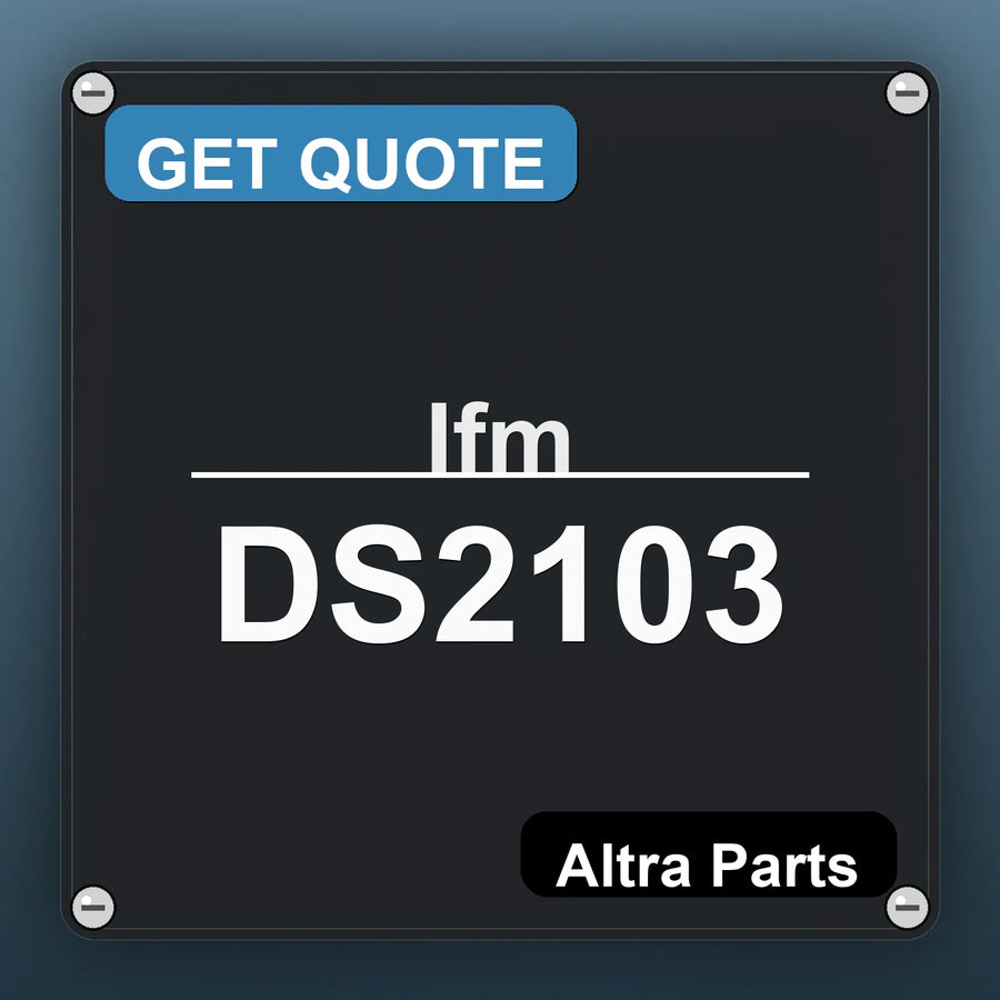 Ifm DS2103 industrial nameplate style image – Altra Parts. GET QUOTE.