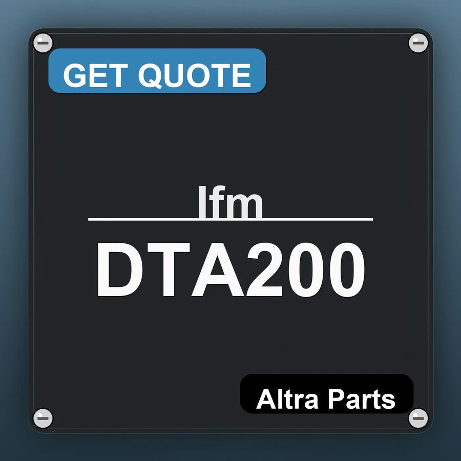 Ifm DTA200 industrial nameplate style image – Altra Parts. GET QUOTE.
