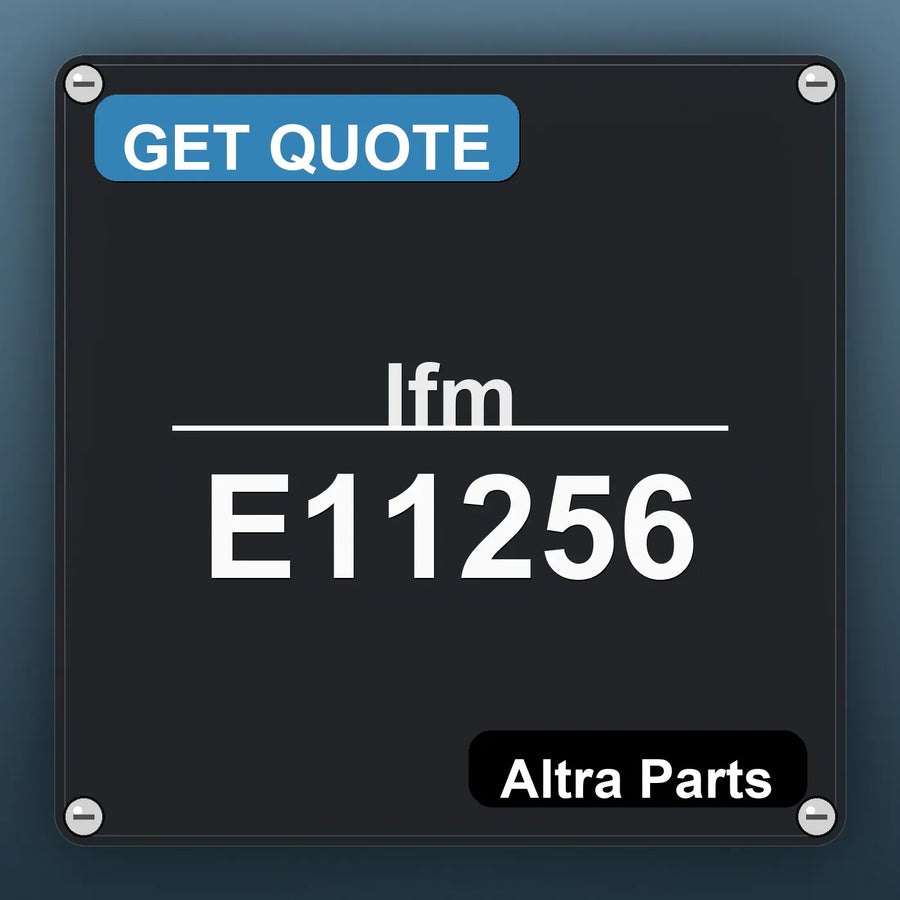 Ifm E11256 industrial nameplate style image – Altra Parts. GET QUOTE.