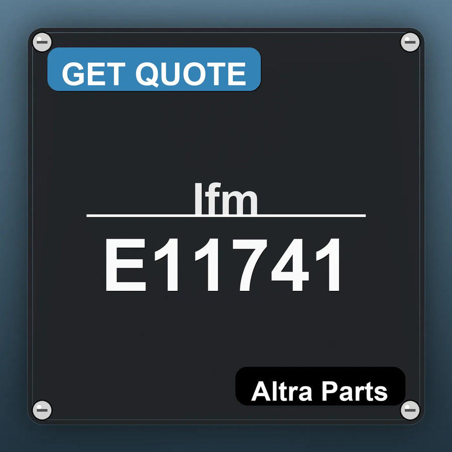 Ifm E11741 industrial nameplate style image – Altra Parts. GET QUOTE.