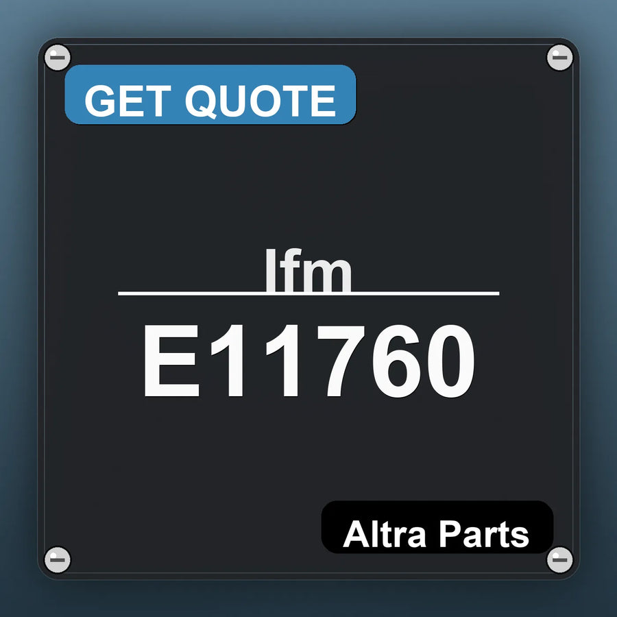 Ifm E11760 industrial nameplate style image – Altra Parts. GET QUOTE.