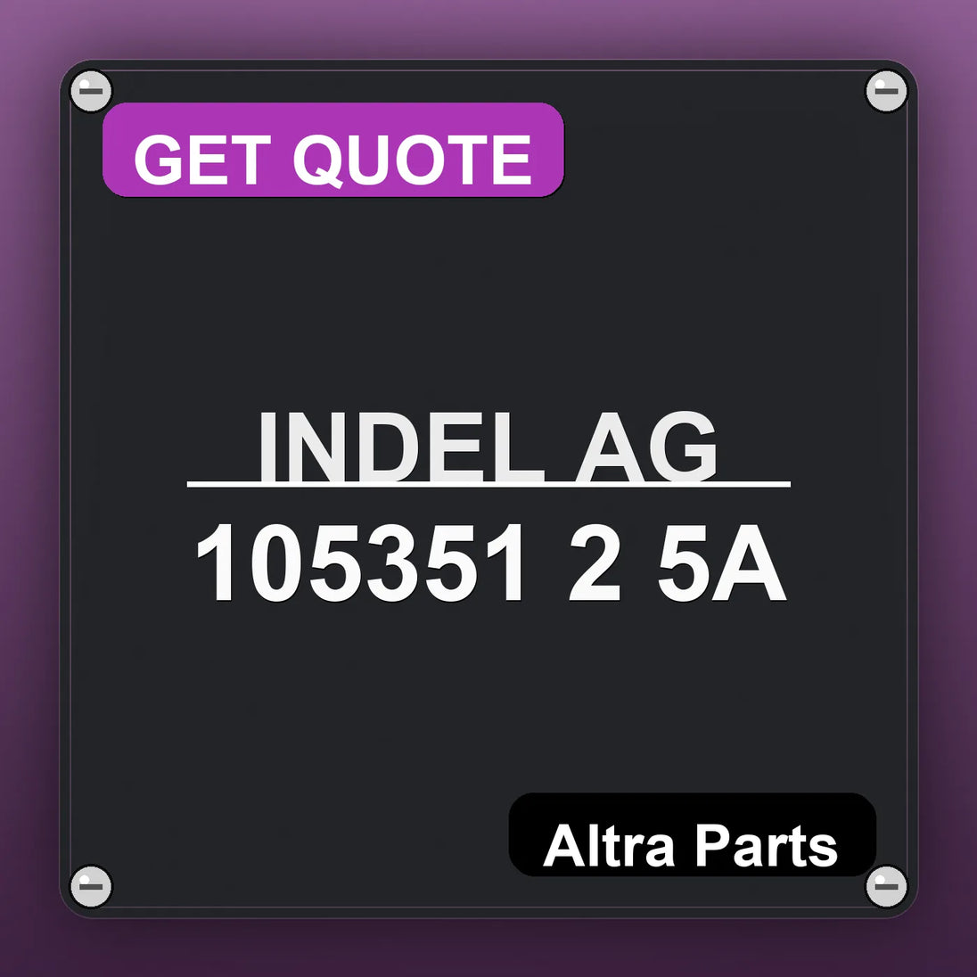 INDEL AG 105351 2 5A | Altra Parts