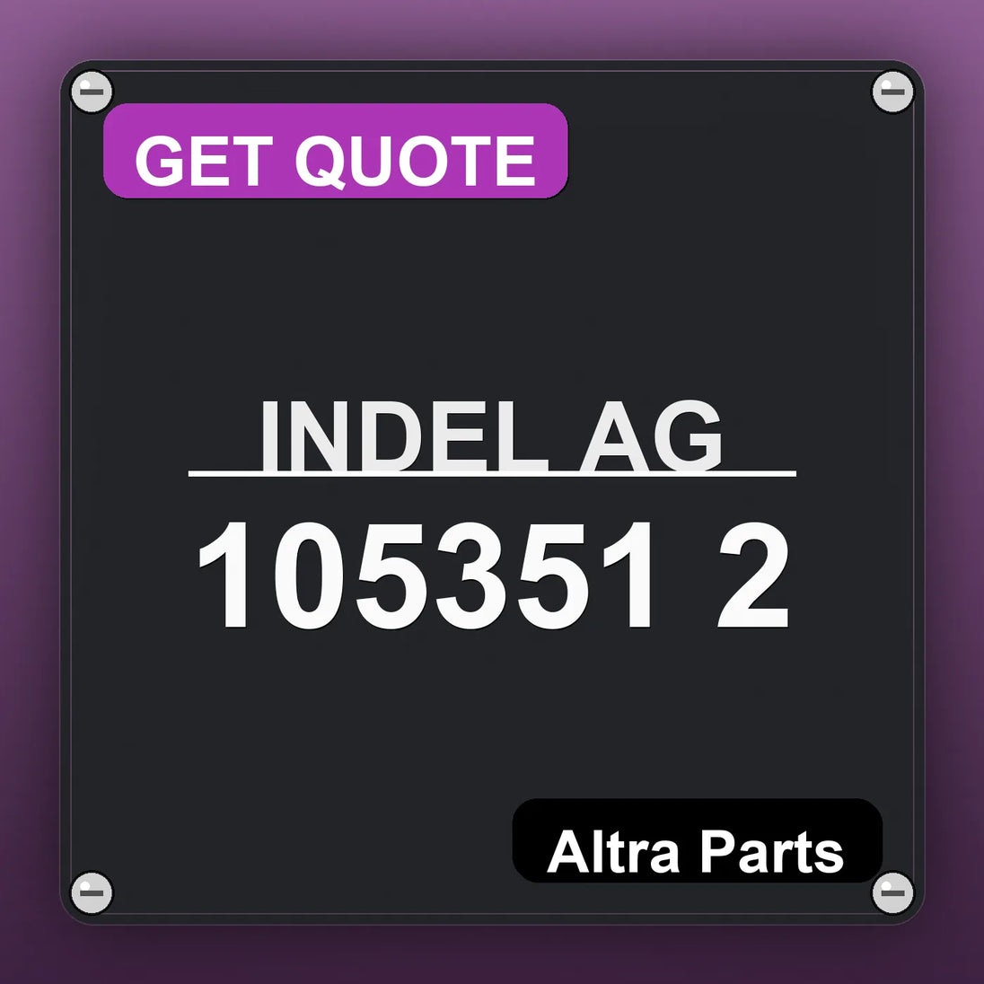 INDEL AG 105351 2 | Altra Parts