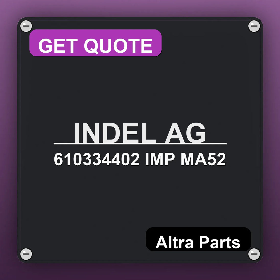 INDEL AG 610334402 IMP MA52 | Altra Parts