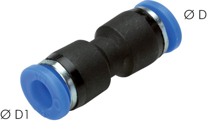 SANG-A Straight push in fitting 1/8" (3