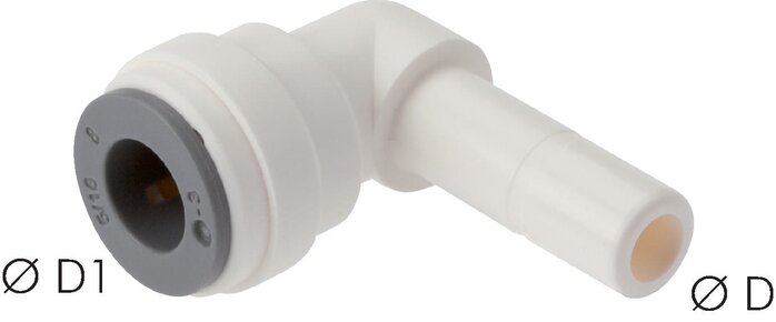 SANG-A Angle push in fitting3/8" Hose
