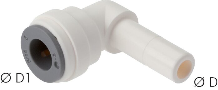 SANG-A Angle push in fitting6mm push in nipple, IQS-LE Industrial component