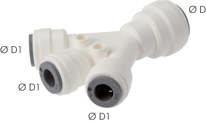 SANG-A Y-push in fitting3x1/4" (6