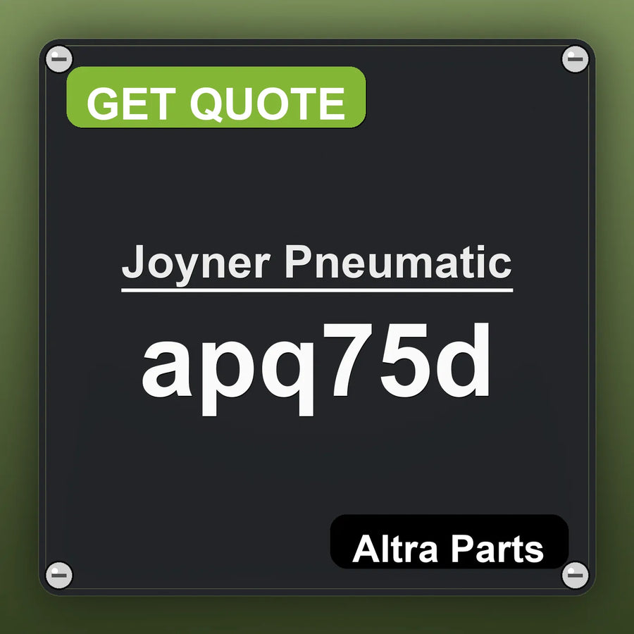 Joyner Pneumatic apq75d industrial nameplate style image – Altra Parts. GET QUOTE.