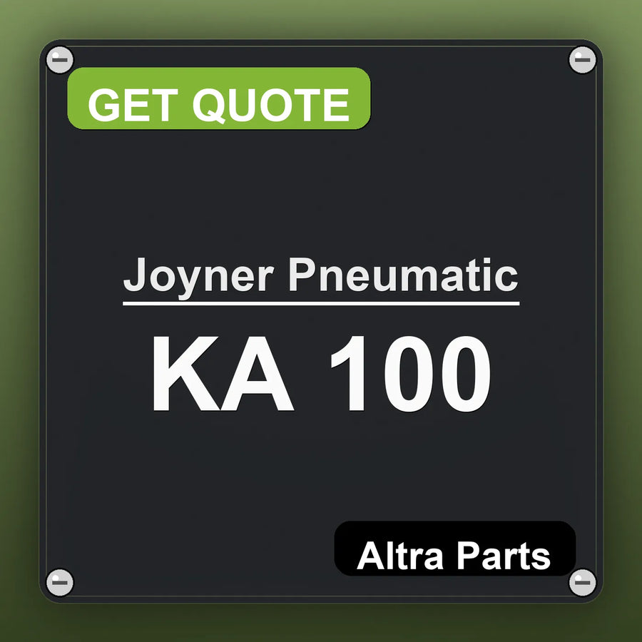 Joyner Pneumatic KA 100 industrial nameplate style image – Altra Parts. GET QUOTE.