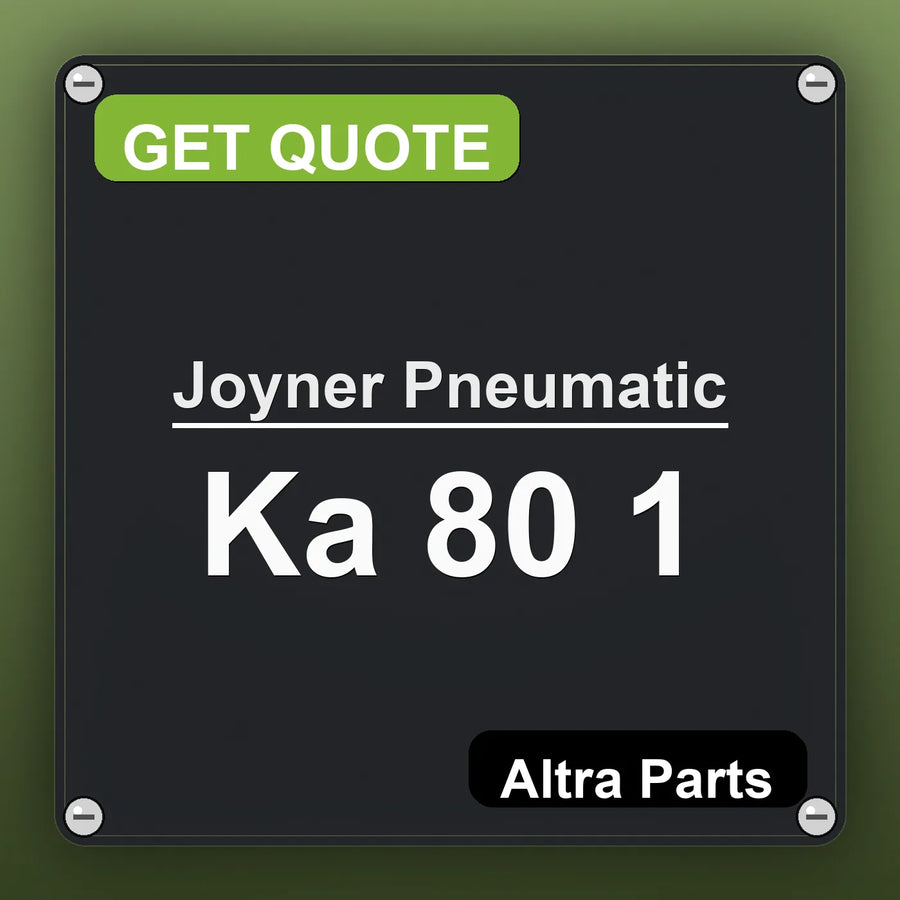 Joyner Pneumatic Ka 80 1 industrial nameplate style image – Altra Parts. GET QUOTE.