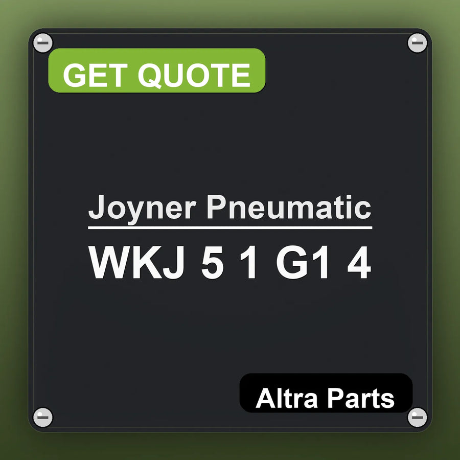 Joyner Pneumatic WKJ 5 1 G1 4 industrial nameplate style image – Altra Parts. GET QUOTE.