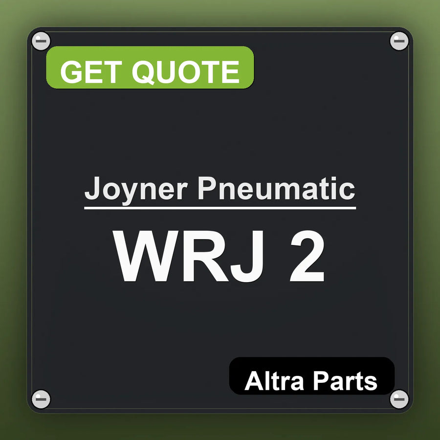Joyner Pneumatic WRJ 2 industrial nameplate style image – Altra Parts. GET QUOTE.