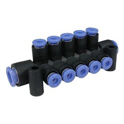 SMC KM11-04-08-6 Push-in manifold