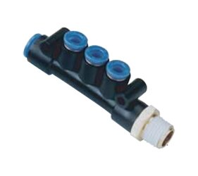 SMC KM14-04-06-02S-3 Push-in manifold