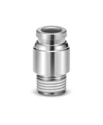 SMC KQB2S10-02S Straight threaded push-in fitting