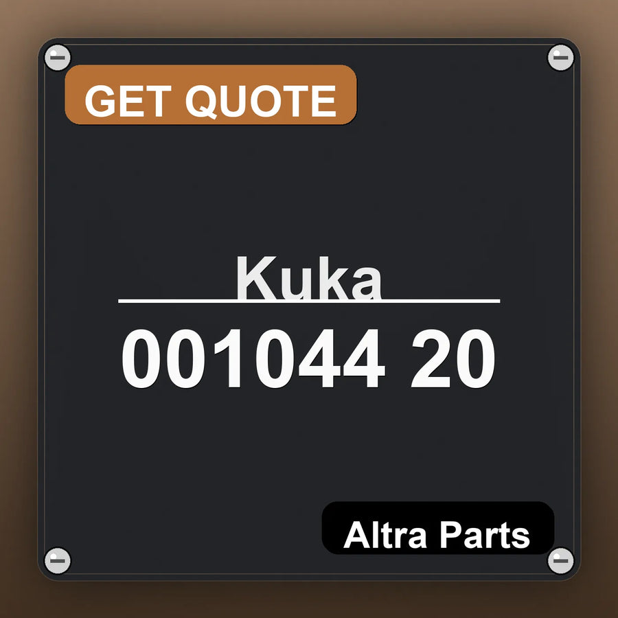 Kuka 001044 20 industrial nameplate style image – Altra Parts. GET QUOTE.