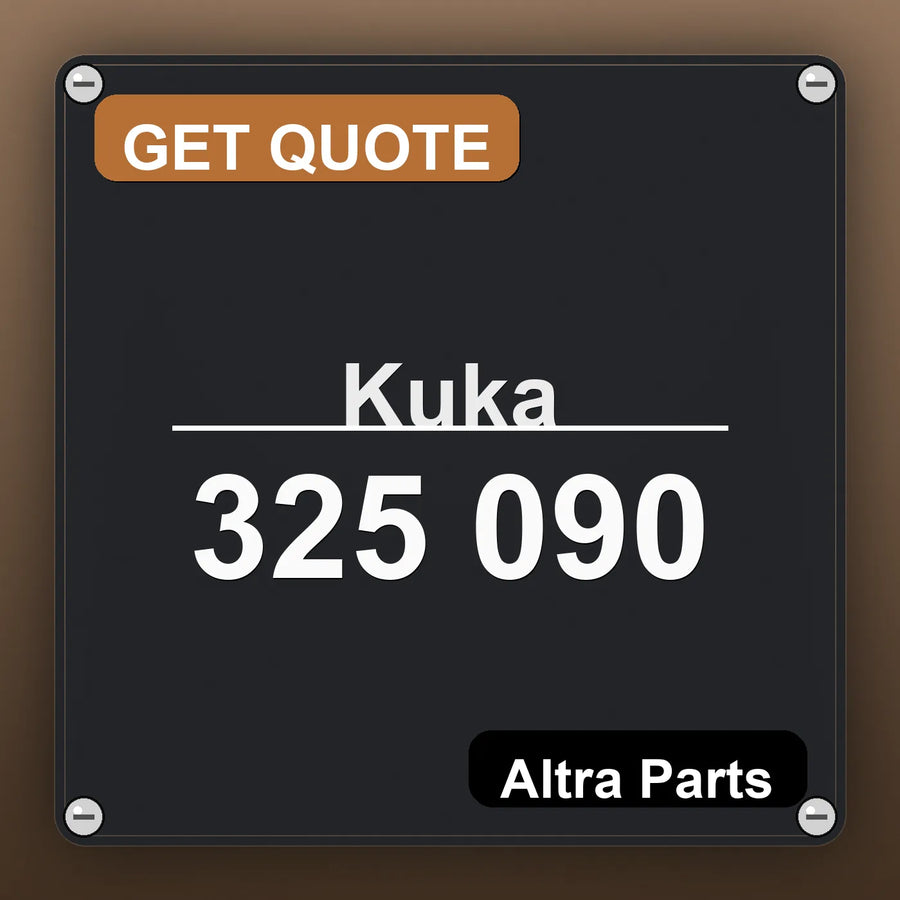 Kuka 325 090 industrial nameplate style image – Altra Parts. GET QUOTE.