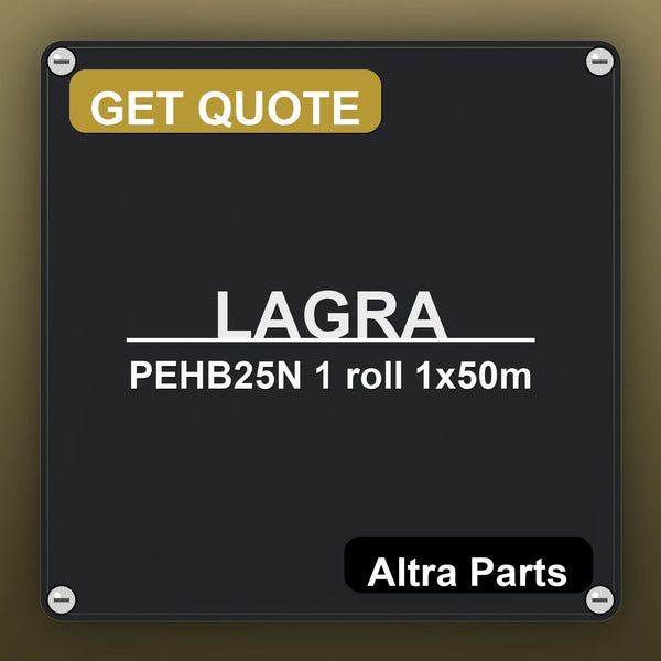 LAGRA PEHB25N 1 roll 1x50m industrial nameplate style image – Altra Parts. GET QUOTE.