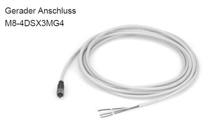 SMC M8-4DSX3MG4 Gerader Anschluss
