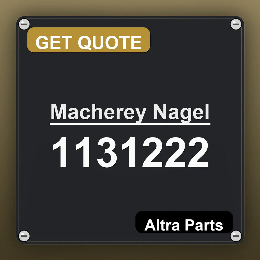 Macherey Nagel 1131222 industrial nameplate style image – Altra Parts. GET QUOTE.
