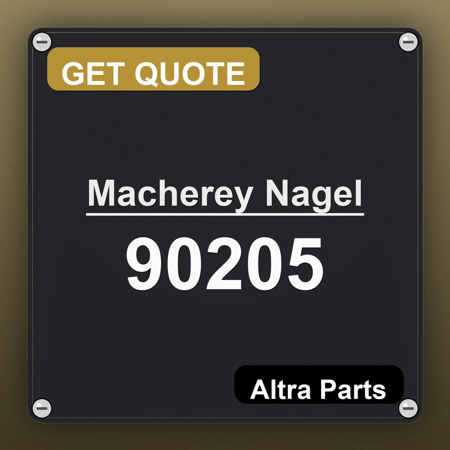 Macherey Nagel 90205 industrial nameplate style image – Altra Parts. GET QUOTE.