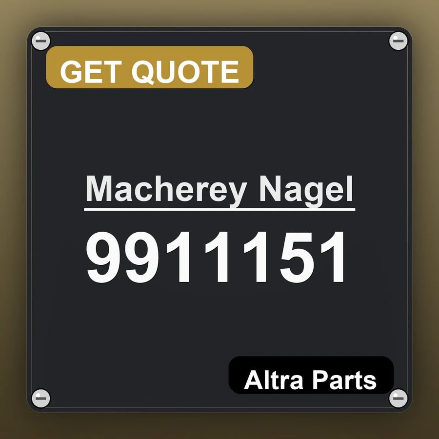 Macherey Nagel 9911151 industrial nameplate style image – Altra Parts. GET QUOTE.
