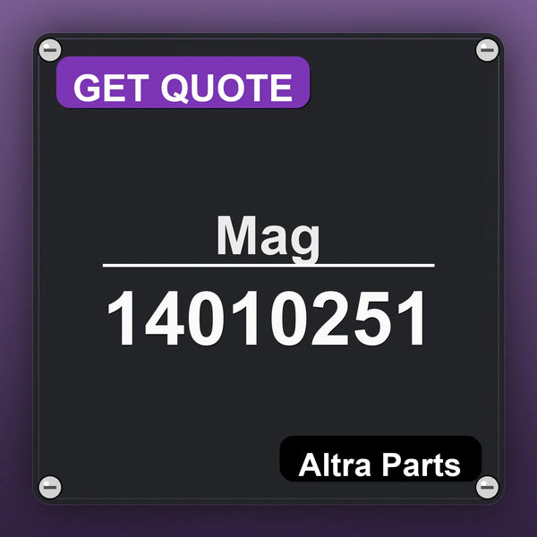 Mag 14010251 industrial nameplate style image – Altra Parts. GET QUOTE.