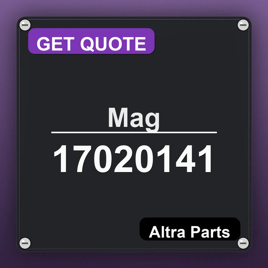 Mag 17020141 industrial nameplate style image – Altra Parts. GET QUOTE.