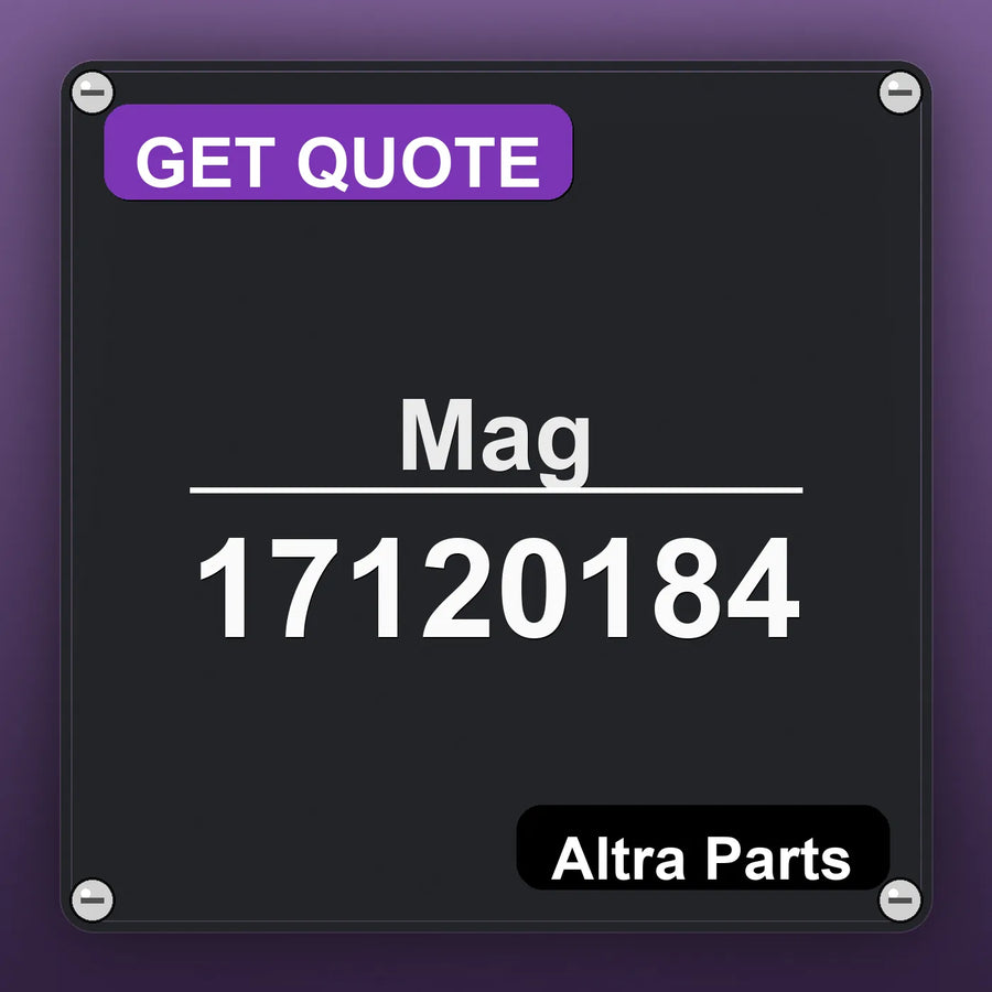 Mag 17120184 industrial nameplate style image – Altra Parts. GET QUOTE.