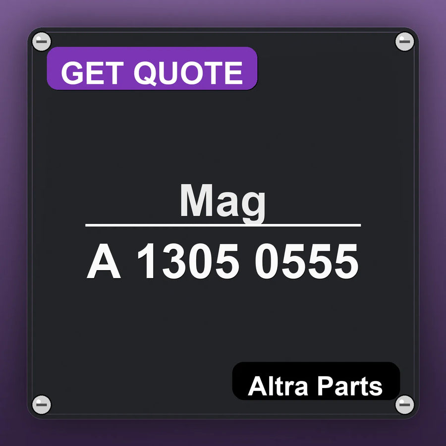 Mag A 1305 0555 industrial nameplate style image – Altra Parts. GET QUOTE.