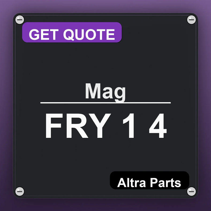 Mag FRY 1 4 industrial nameplate style image – Altra Parts. GET QUOTE.