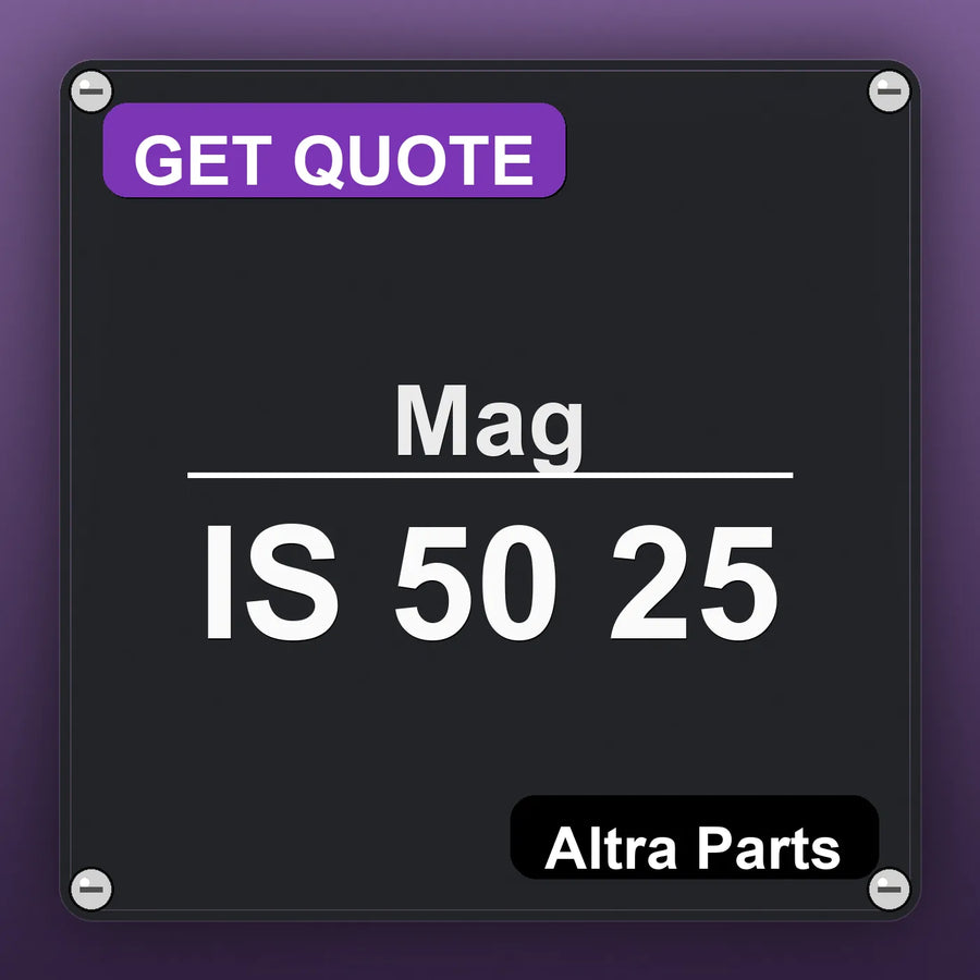 Mag IS 50 25 industrial nameplate style image – Altra Parts. GET QUOTE.