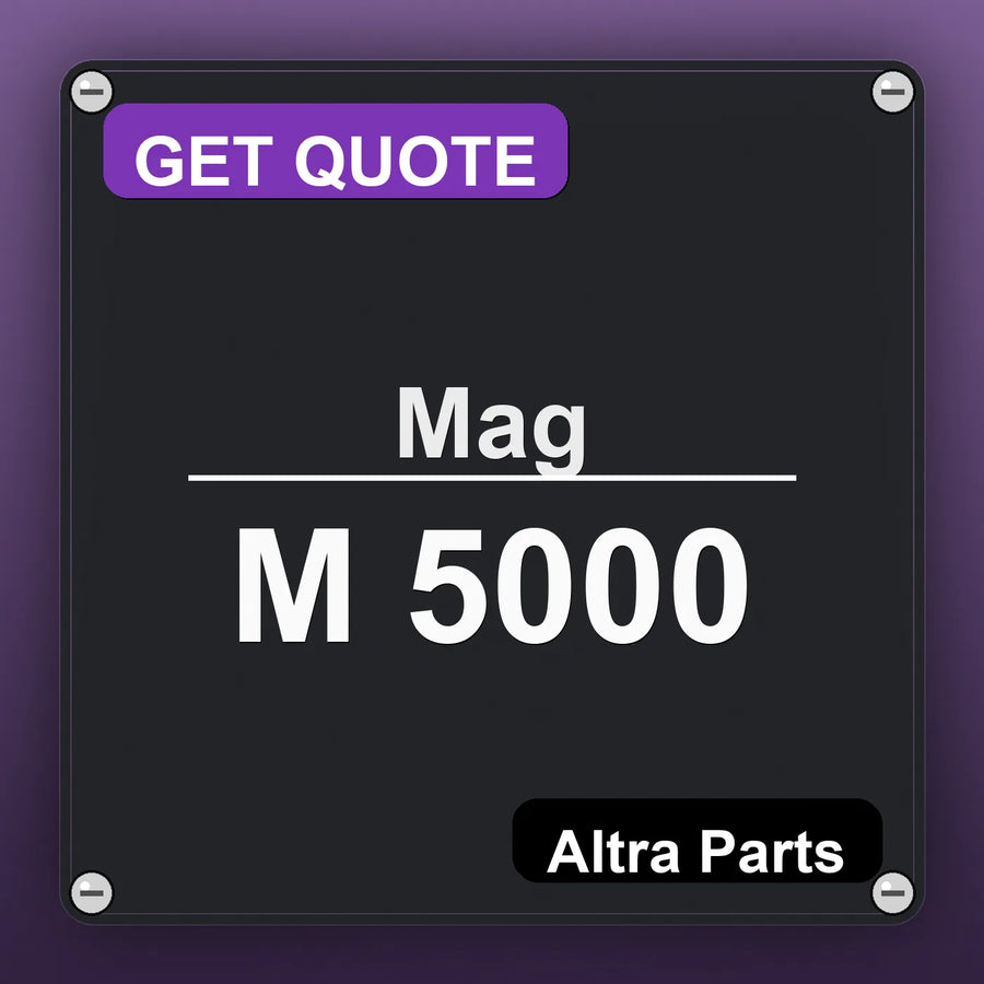 Mag M 5000 industrial nameplate style image – Altra Parts. GET QUOTE.
