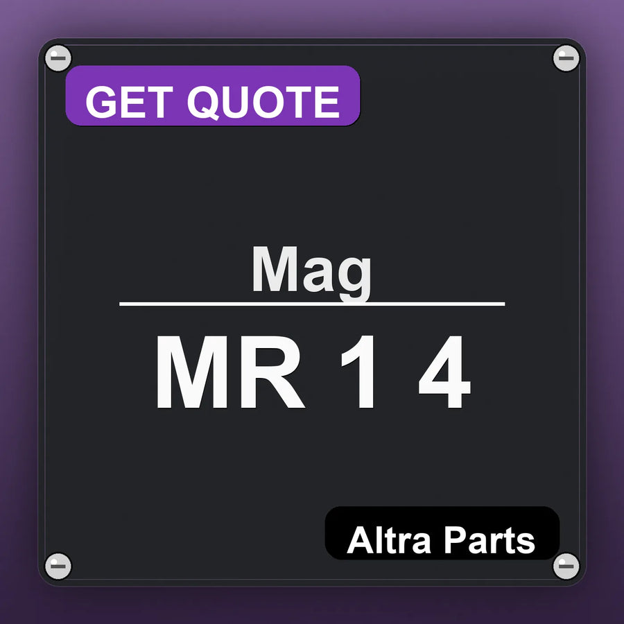 Mag MR 1 4 industrial nameplate style image – Altra Parts. GET QUOTE.