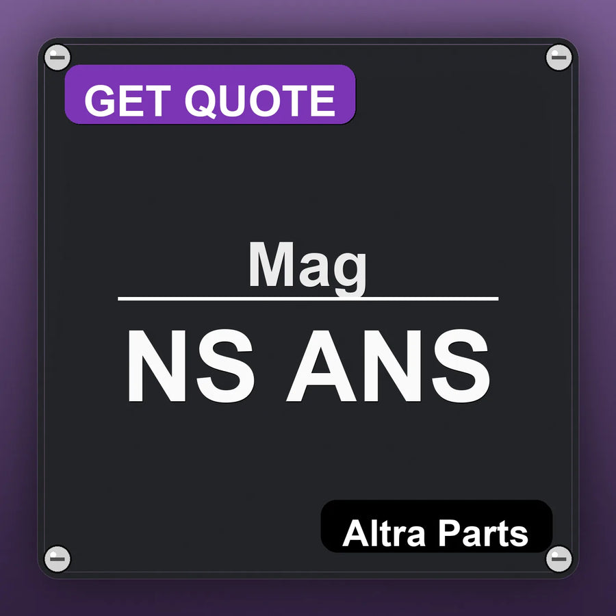 Mag NS ANS industrial nameplate style image – Altra Parts. GET QUOTE.