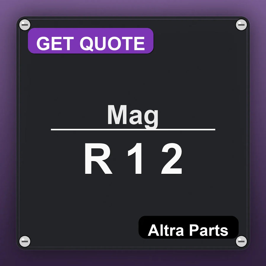 Mag R 1 2 industrial nameplate style image – Altra Parts. GET QUOTE.