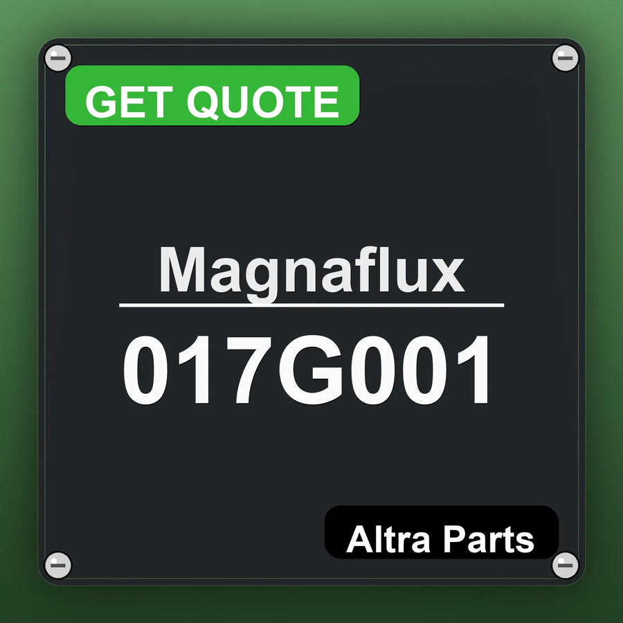 Magnaflux 017G001 industrial nameplate style image – Altra Parts. GET QUOTE.