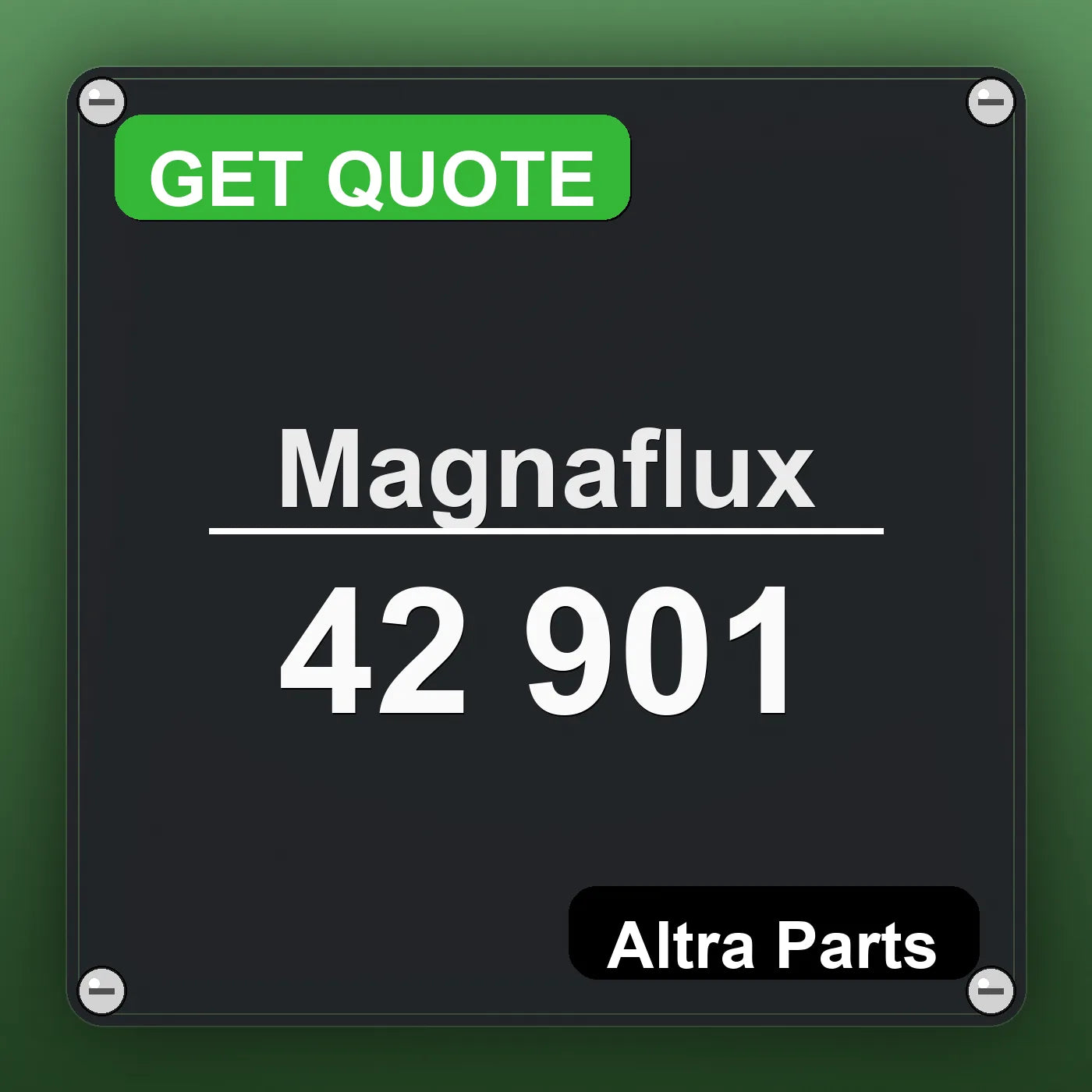 Magnaflux 42 901 industrial nameplate style image – Altra Parts. GET QUOTE.