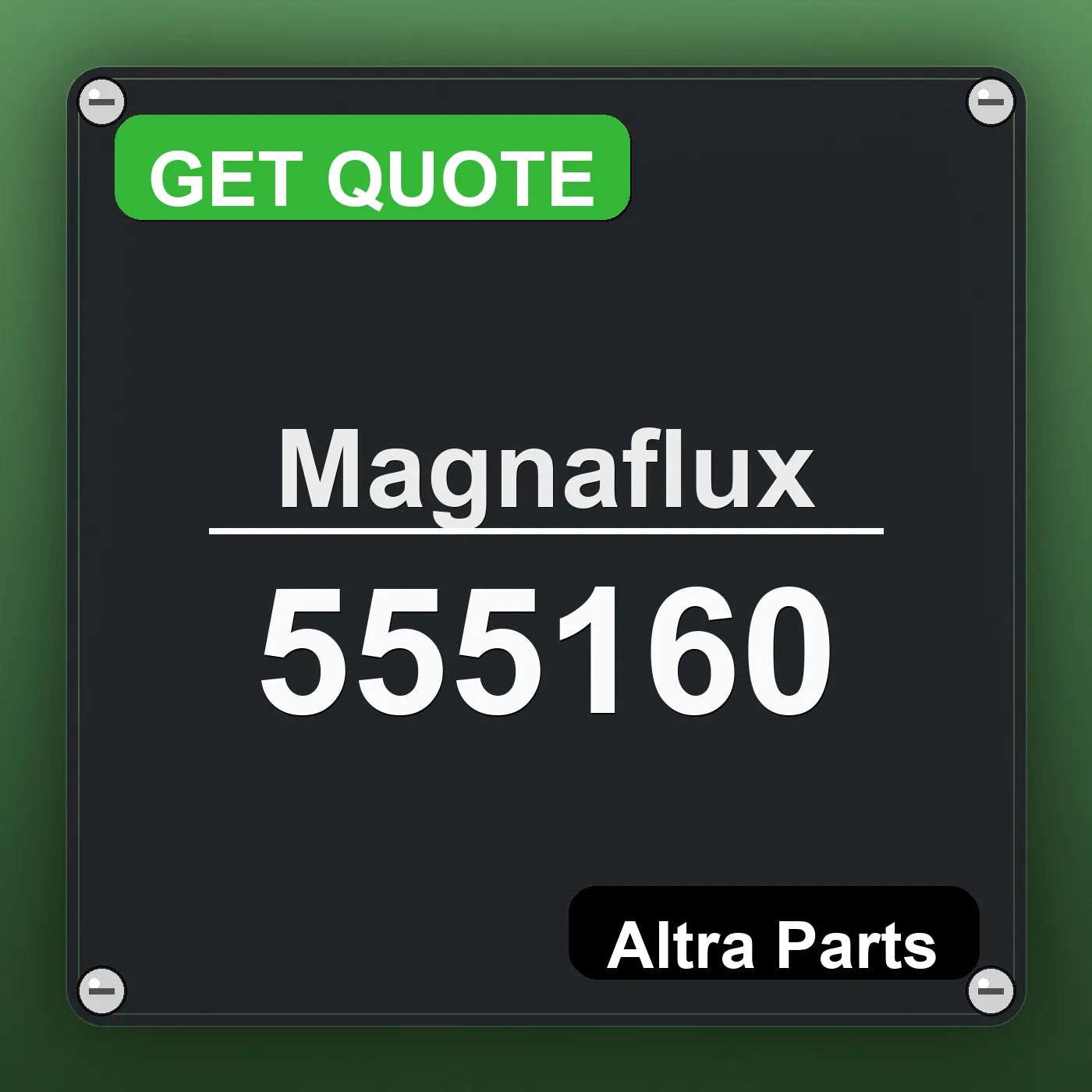 Magnaflux 555160 industrial nameplate style image – Altra Parts. GET QUOTE.
