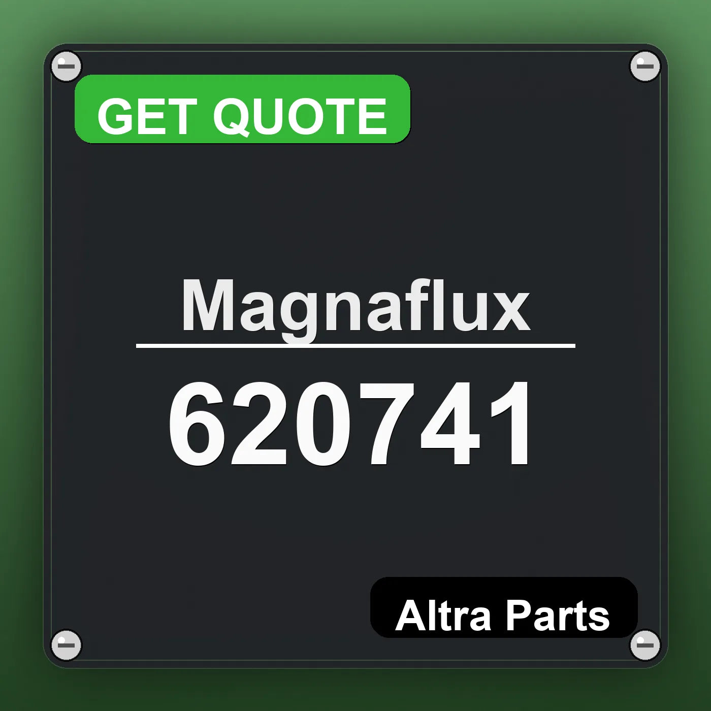 Magnaflux 620741 industrial nameplate style image – Altra Parts. GET QUOTE.
