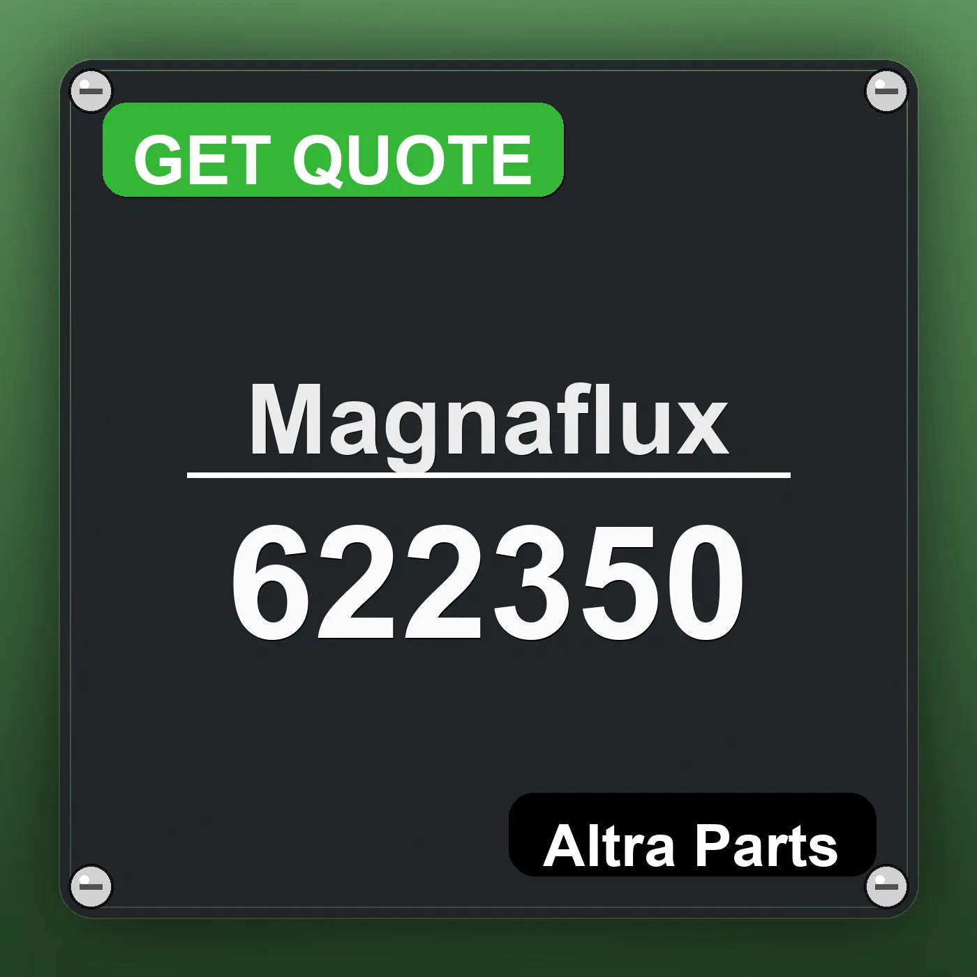 Magnaflux 622350 industrial nameplate style image – Altra Parts. GET QUOTE.