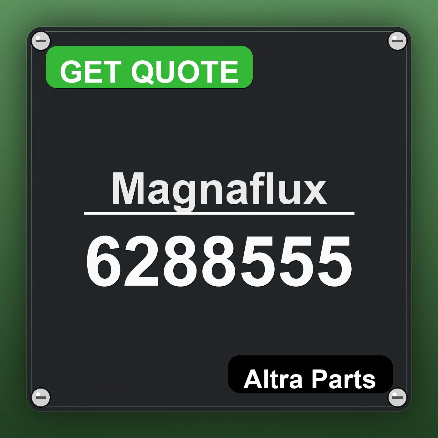 Magnaflux 6288555 industrial nameplate style image – Altra Parts. GET QUOTE.