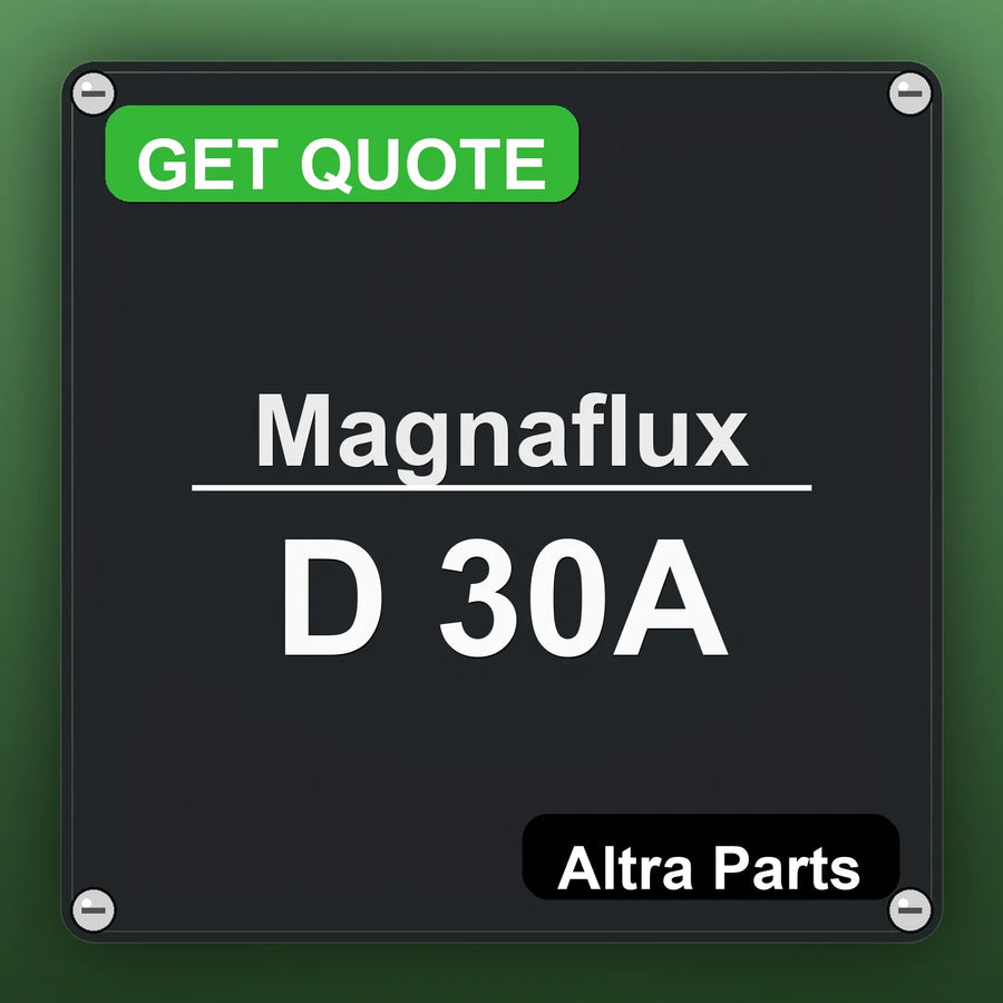 Magnaflux D 30A industrial nameplate style image – Altra Parts. GET QUOTE.