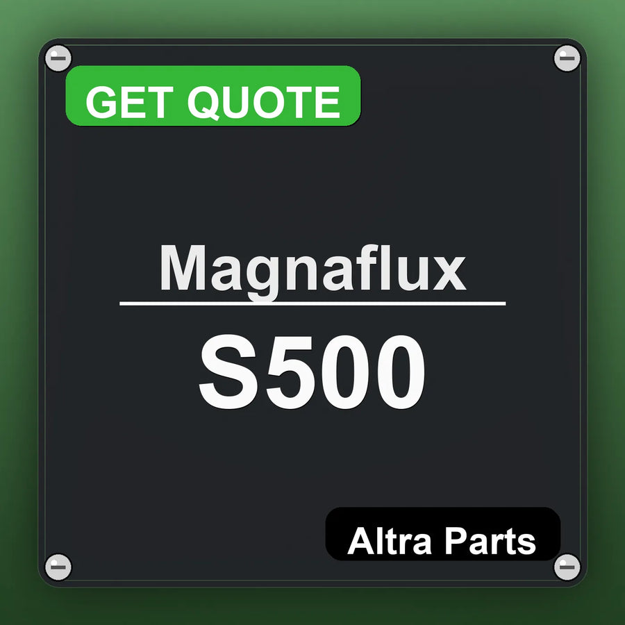 Magnaflux S500 industrial nameplate style image – Altra Parts. GET QUOTE.