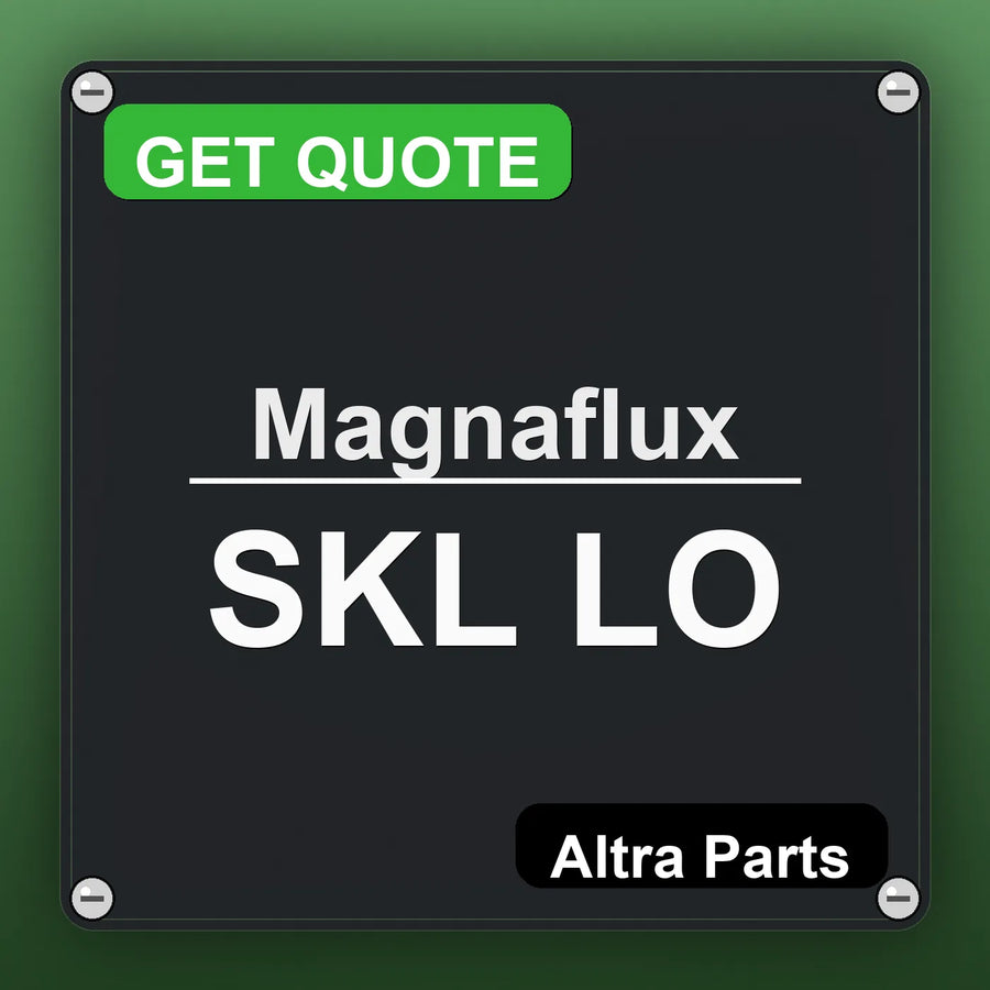 Magnaflux SKL LO industrial nameplate style image – Altra Parts. GET QUOTE.