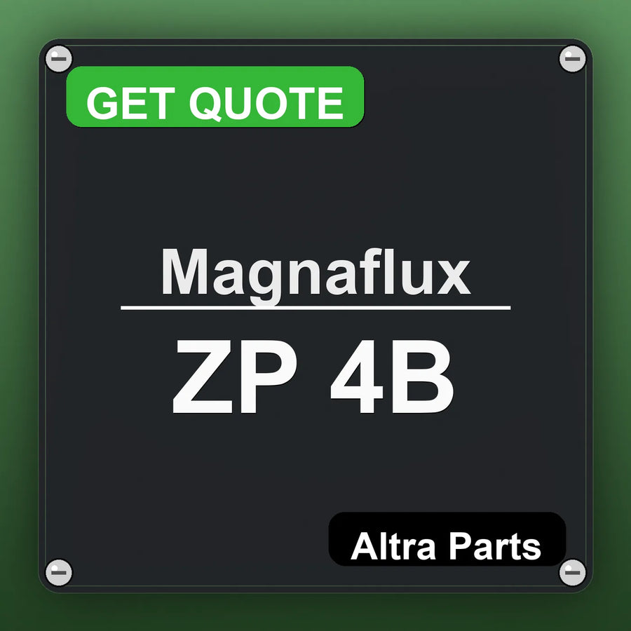 Magnaflux ZP 4B industrial nameplate style image – Altra Parts. GET QUOTE.