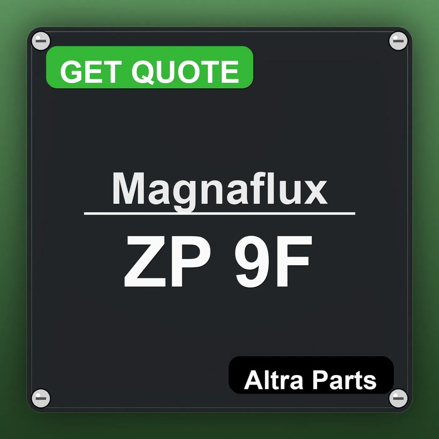 Magnaflux ZP 9F industrial nameplate style image – Altra Parts. GET QUOTE.