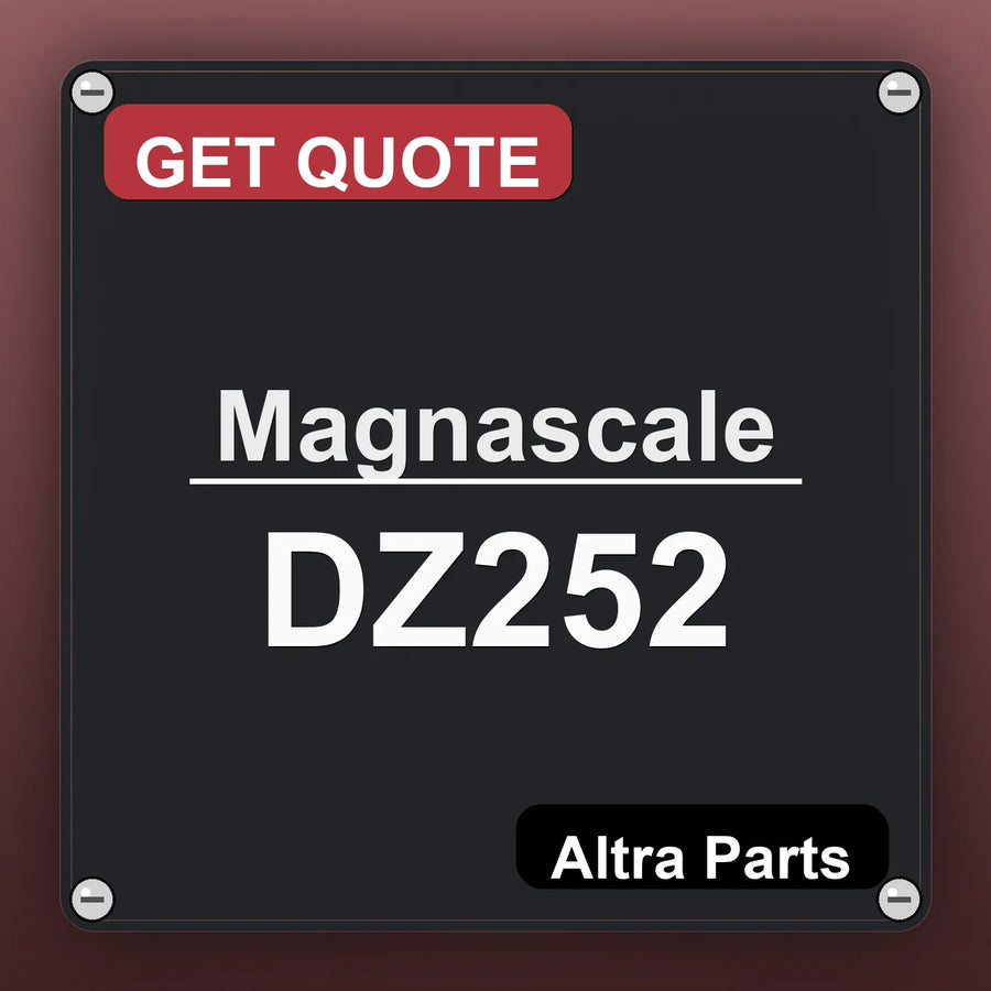 Magnascale DZ252 industrial nameplate style image – Altra Parts. GET QUOTE.